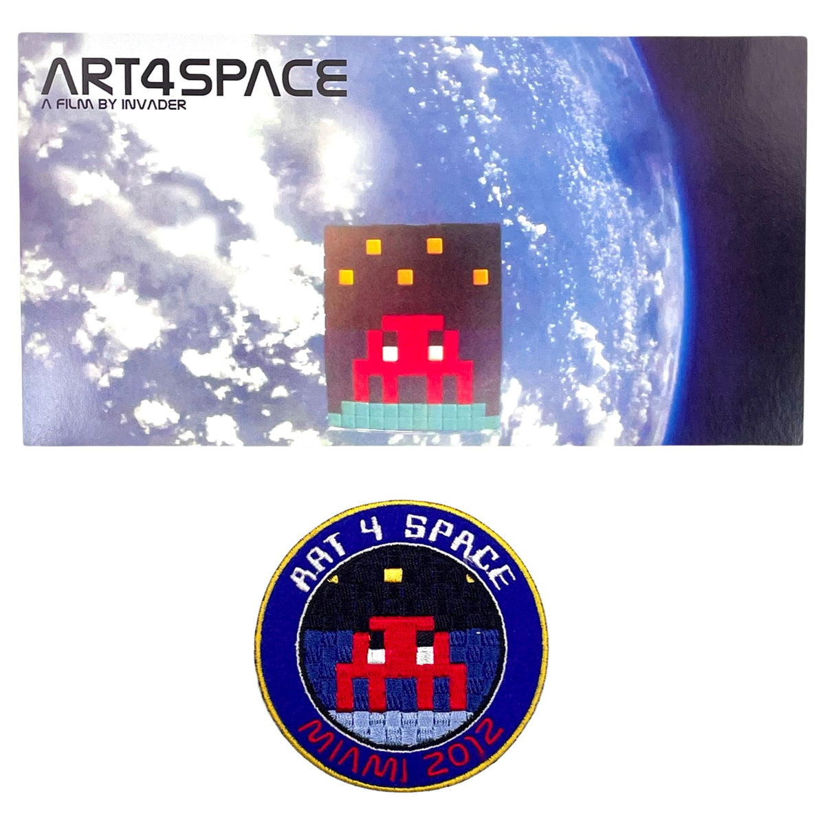 Invader Art 4 Space Patch インベーダー 特注製作 - miyomcerrahisi.com