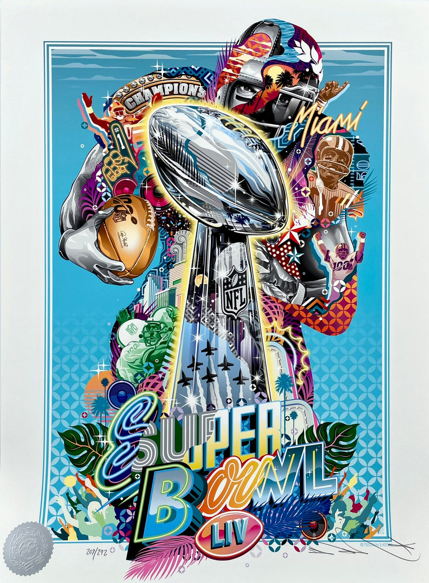 Official NFL Super Bowl LIV Artwork – Post Modern Vandal