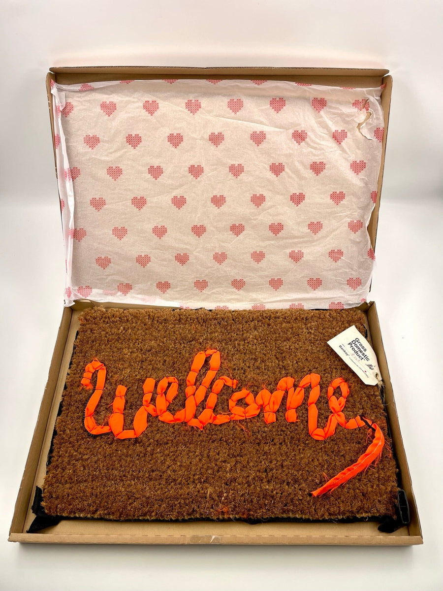 Banksy, Love Welcomes Welcome Mat (2019)