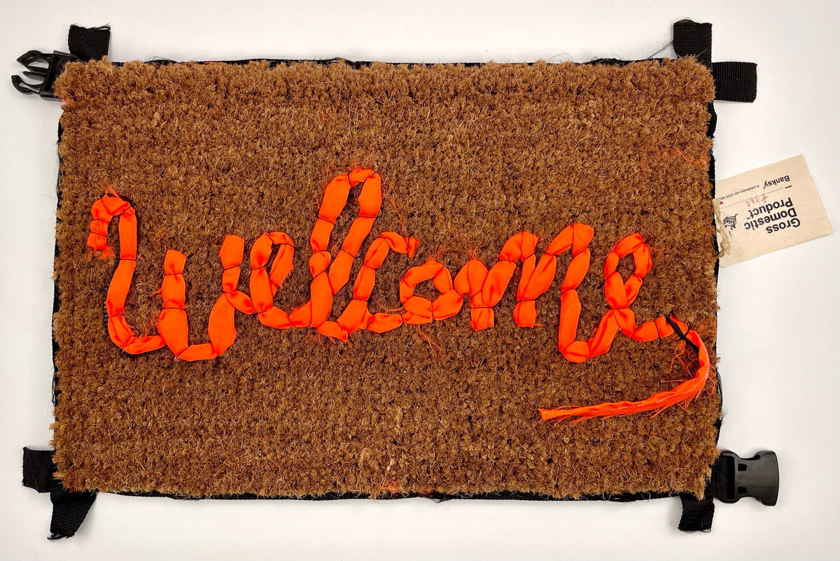 Banksy - Welcome Mat for Sale