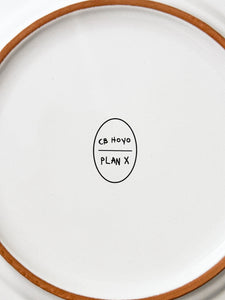 'Bon Apetit' Hand Painted Ceramic Plate Ceramic CB Hoyo