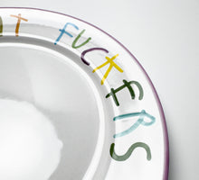 Load image into Gallery viewer, &#39;Bon Apetit&#39; Hand Painted Ceramic Plate Ceramic CB Hoyo
