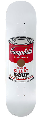 Campbell's Soup Skateboard Deck (White) Skate Deck Andy Warhol