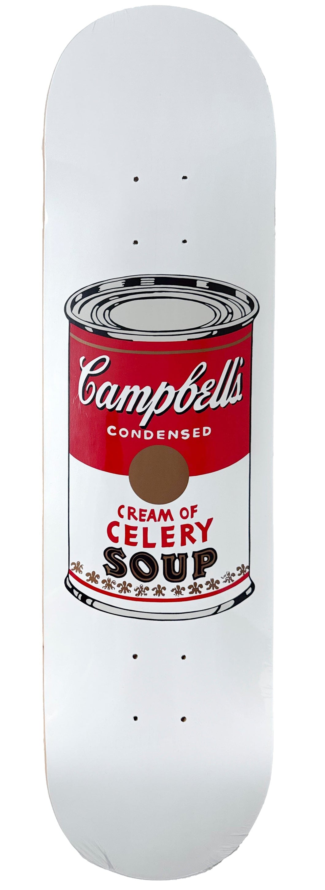 Campbell's Soup Skateboard Deck (White) Skate Deck Andy Warhol