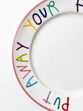 Load image into Gallery viewer, &#39;Fcking Phone&#39; Hand Painted Ceramic Plate Ceramic CB Hoyo
