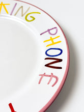 Load image into Gallery viewer, &#39;Fcking Phone&#39; Hand Painted Ceramic Plate Ceramic CB Hoyo
