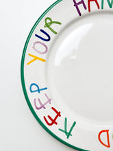 Load image into Gallery viewer, &#39;Hands Off&#39; Hand Painted Ceramic Plate Ceramic CB Hoyo
