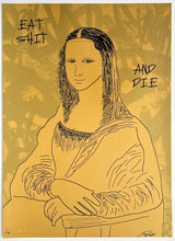 Load image into Gallery viewer, Mona Lisa&#39;s Message (Gold Variant) Print Ripoff
