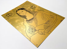 Load image into Gallery viewer, Mona Lisa&#39;s Message (Gold Variant) Print Ripoff
