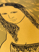 Load image into Gallery viewer, Mona Lisa&#39;s Message (Gold Variant) Print Ripoff
