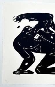 Nowhere Man (Black & White) Print Cleon Peterson