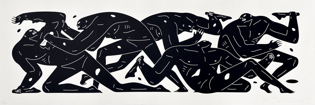 Nowhere Man (Black & White) Print Cleon Peterson