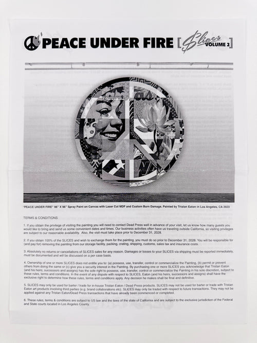 Peace Under Fire - Rare JUMBO Variant (SLICE Vol. 2)