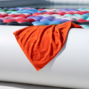 Public Pool Orange Towel Clothing / Accessories CJ Hendry