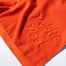 Load image into Gallery viewer, Public Pool Orange Towel Clothing / Accessories CJ Hendry
