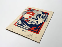 Load image into Gallery viewer, Torn Icon Letterpress Print Shepard Fairey
