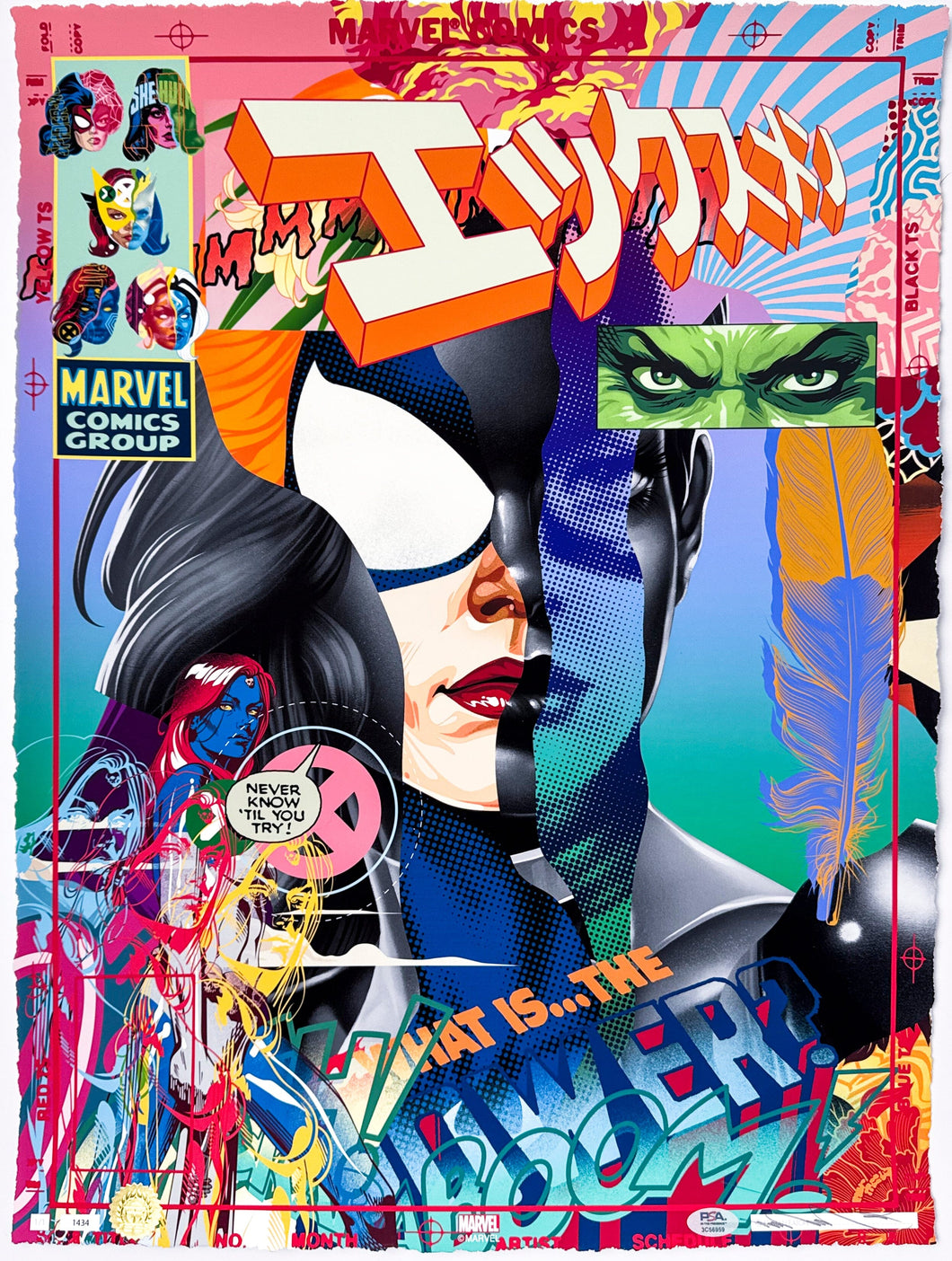 Women of Marvel: The Portrait Collection #1434 Print Tristan Eaton