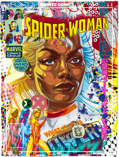 Women of Marvel: The Portrait Collection #92 (Damaged) Print Tristan Eaton