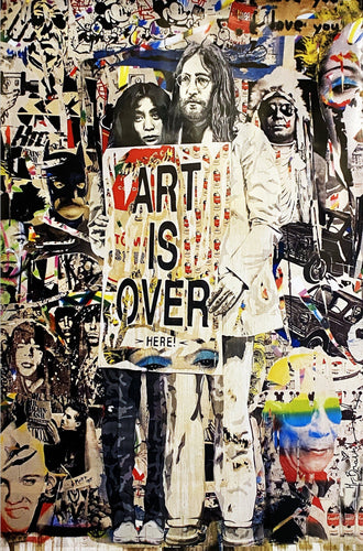 Art is Over (Here) Print Mr. Brainwash