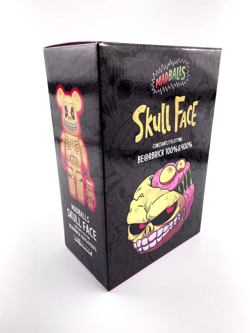 Bearbrick⭐ Skull FACE 100% & 400% Set-