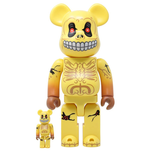 BEARBRICK Madballs Skull Face (400% + 100%)