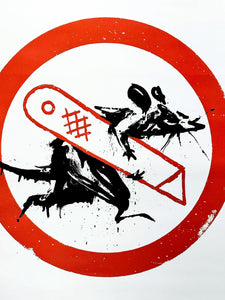 Cut & Run Poster Set Print Banksy