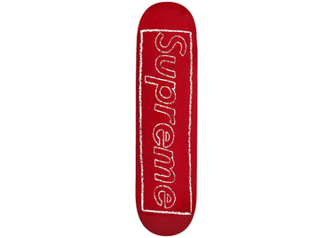 Supreme x KAWS Chalk Logo Skatedeck (Red)