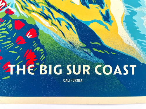 Big Sur Vintage Coast Sticker —